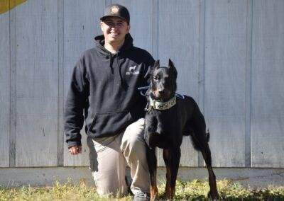 Luke Vela and Cowboy of Cowboy & Co Canine Training