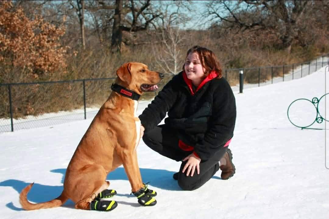 Chayse and her dog Moose